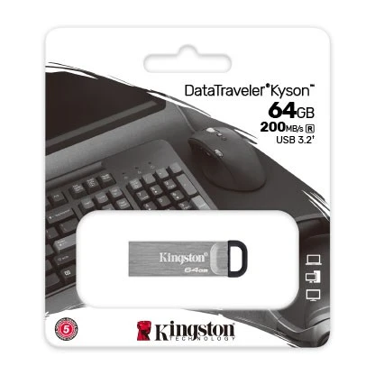Kingston 64GB DT Kyson DTKN/64GB - Resim 3