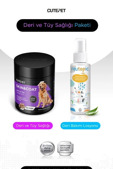 Köpek Deri ve Tüy Sağlığı Paketi ürün görseli 1
