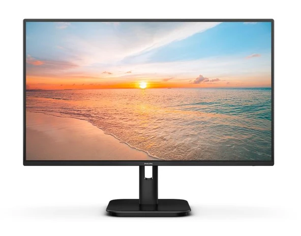 PHILIPS 27E1N1100A 1000 Serisi 27" LED IPS 1ms 120Hz 1920x1080 FullHD VGA HDMI Multimedya (VESA) Siyah Monitör ürün görseli 1