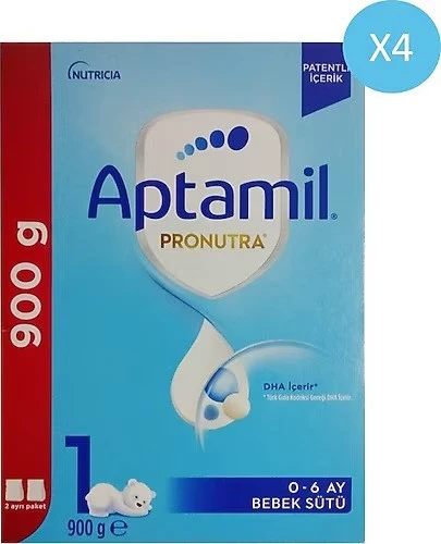 Aptamil 1 Bebek Sütü 900 gr 4 Adet ürün görseli 1