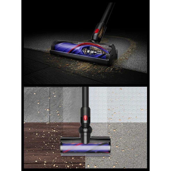 Dyson V8 Cyclone Kablosuz Süpürge-Siyah - Resim 8
