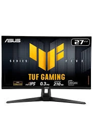 ASUS VG27AQ5A TUF GAMING 27" LED IPS 0.3ms 210Hz 2560x1440 QHD 2x HDMI 1xDP Multimedya (Vesa) ELMB SYNC, FreeSync Siyah ürün görseli 1