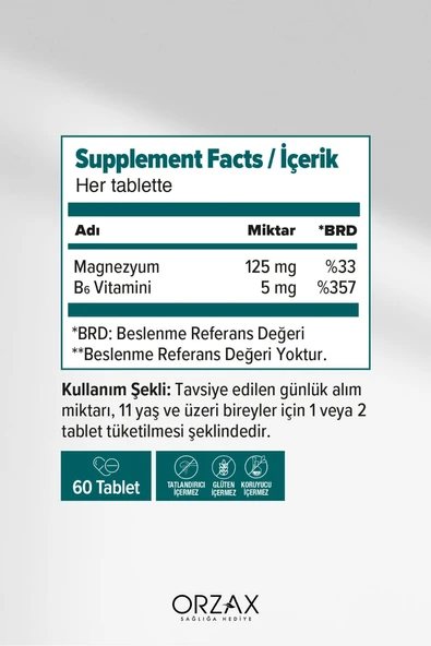 Ocean Magnezyum Complex 60 Tablet - Resim 2