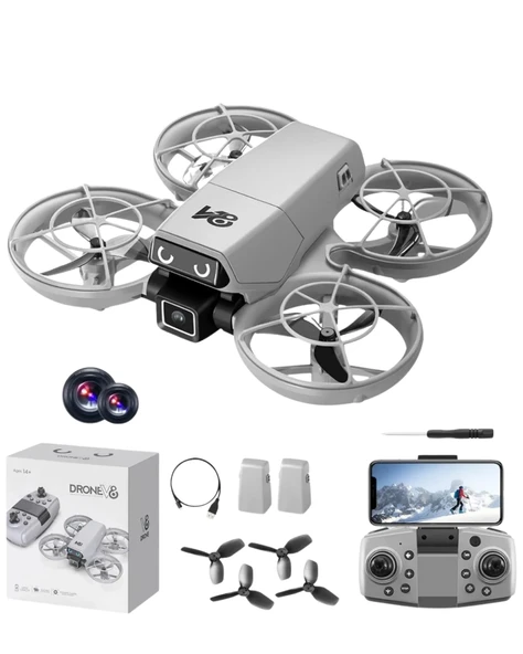App Kontrollü Kameralı Mini Drone Headless Mod Özellikli - Resim 5