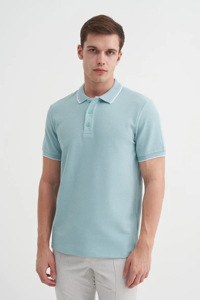 Cazador Erkek Su Yeşili Polo Yaka Tshirt 42470 ürün görseli 1