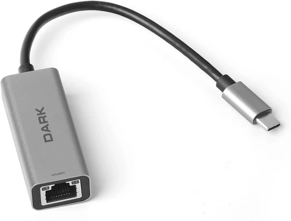 Dark Type-C to Gigabit Ethernet Adaptörü - Resim 3