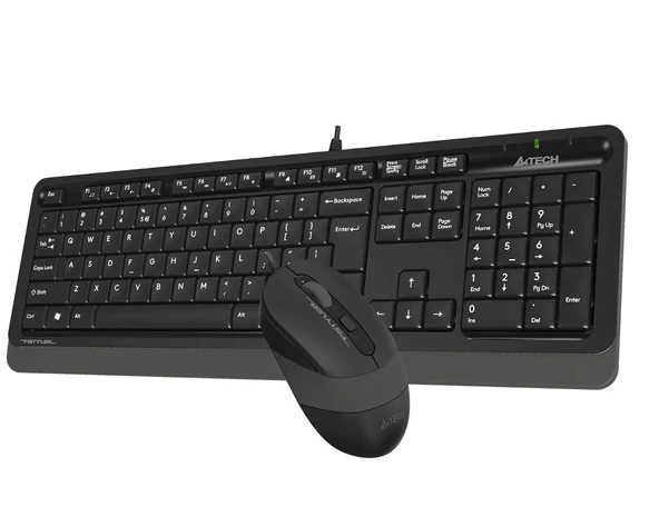 A4-Tech Kablolu Set Gri (F1010-G) - Resim 2