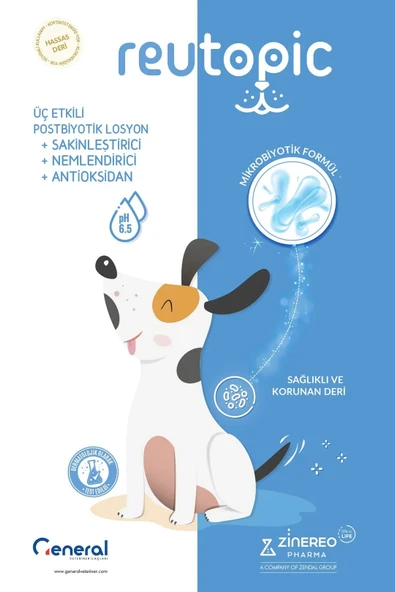 Köpekler İçin 100 ml Reutopic Dermatit Losyon - Resim 2