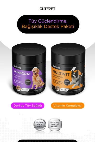 Köpek Tüy Sağlığı & Bağışıklık Destek Paketi ürün görseli 1