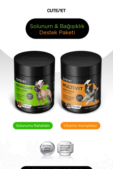 Köpek Solunum & Bağışıklık Destek Paketi ürün görseli 1