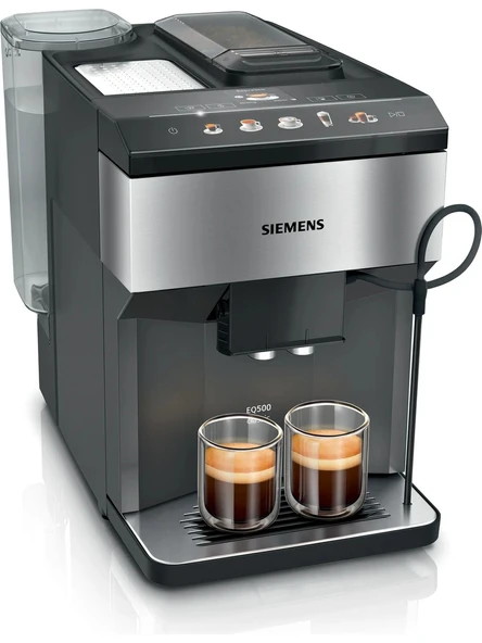 Siemens TP517R03 Tam Otomatik Kahve Makinesi 1500 W Cappuccino İçecek Türü Siyah Renk ürün görseli 1
