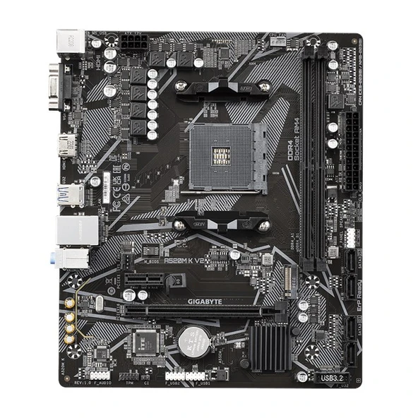 Gigabyte A520M K V2 D4 AM4 Vga Hdmi - Resim 2