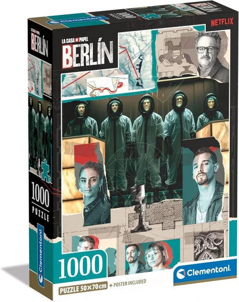La Casa De Papel Puzzle Berlin 1 1000 Parça High Quality Collection Yetişkin Puzzle ürün görseli 1