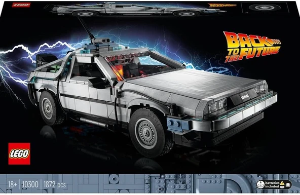 LEGO Creator Expert 10300 Back to the Future Time Machine ürün görseli 1