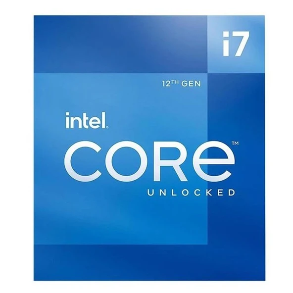 INTEL CORE i7 12700 37MB 12çekirdekli O/B UHD VGA 1700p 65w Kutusuz+Fansız ürün görseli 1