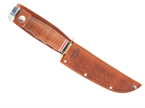 KA-BAR Skinner Deri Kabza Av Bıçağı - Resim 3