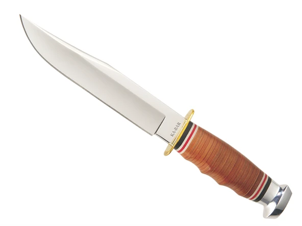 KA-BAR Bowie Deri Kabza Av Bıçağı ürün görseli 1