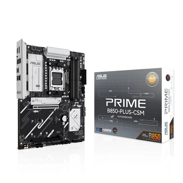ASUS PRIME B850-PLUS CSM DDR5 - HDMI-DP PCIE 5.0 AM5 ATX Kurumsal Anakart ürün görseli 1