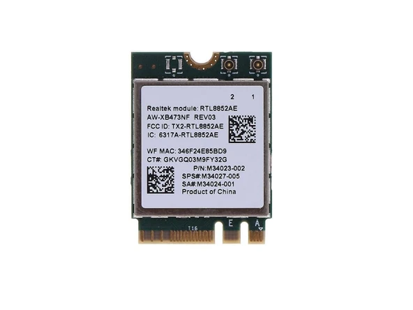 AzureWave AW-XB473NF Uyumlu Notebook Wifi Card ürün görseli 1