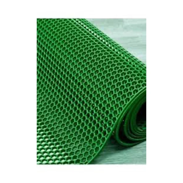 Abkplastik Petek Kaydırmaz Paspas Yeşil 120 cm ürün görseli 1