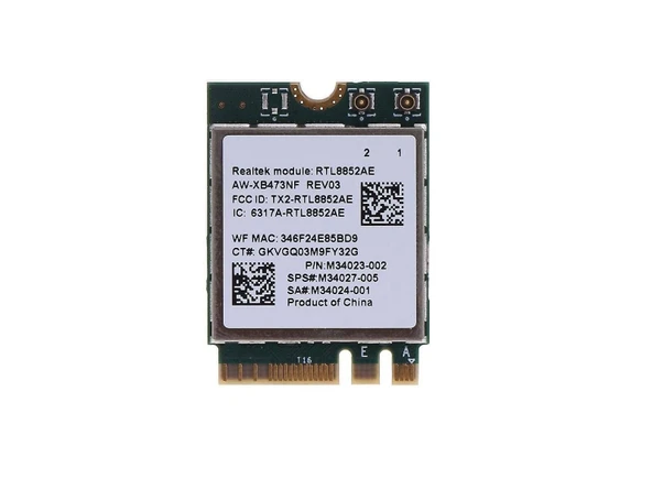 AzureWave AW-XB503NF Uyumlu Notebook Wifi Card ürün görseli 1
