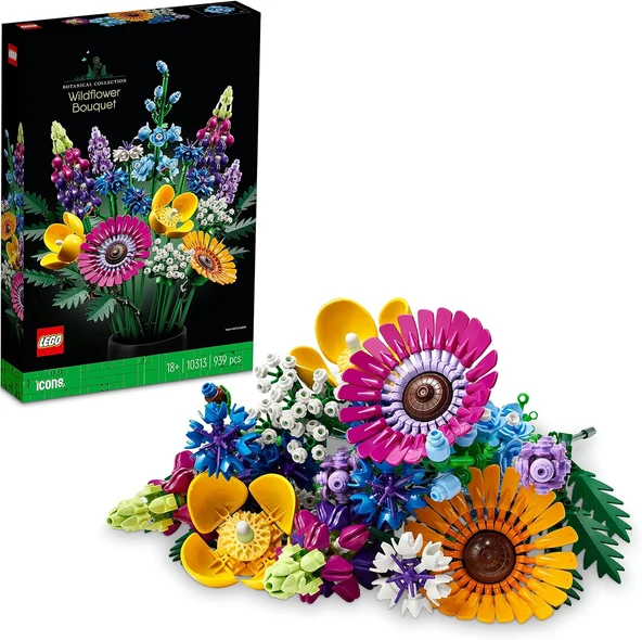 LEGO 10313 Botanicals Kır Çiçekleri Buketi ürün görseli 1
