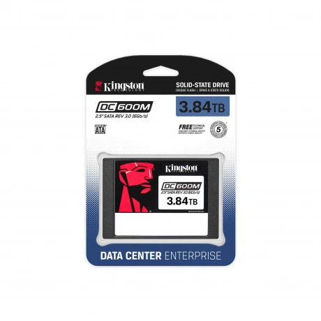 KINGSTON 3.84TB 2.5"DC600M SEDC600M/3840G 560/530MB/s Enterprise Sata-3 SSD Disk ürün görseli 1