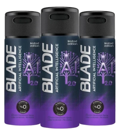 Blade AI 2.0 Erkek Deodorant 150 ml (3 adet) ürün görseli 1