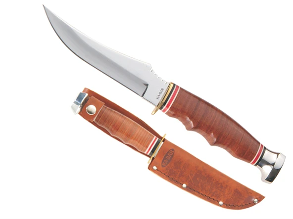 KA-BAR Skinner Deri Kabza Av Bıçağı - Resim 2