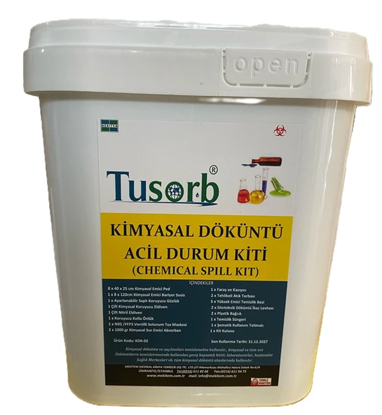 PAZAR10 Kimyasal Döküntü Acil Durum Kiti ürün görseli 1