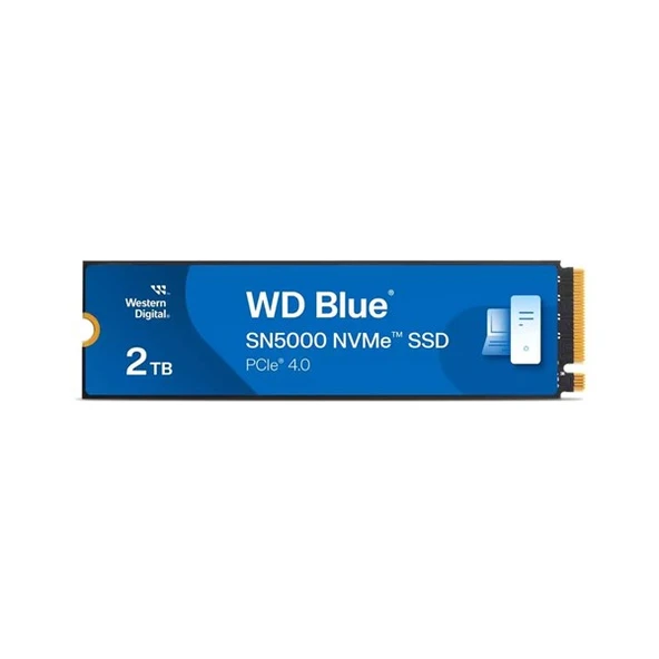 WD 2TB BLUE SN5000 WDS200T4B0E-00CNZ0 5150- 4850MB/s M2 NVME GEN4 Disk ürün görseli 1