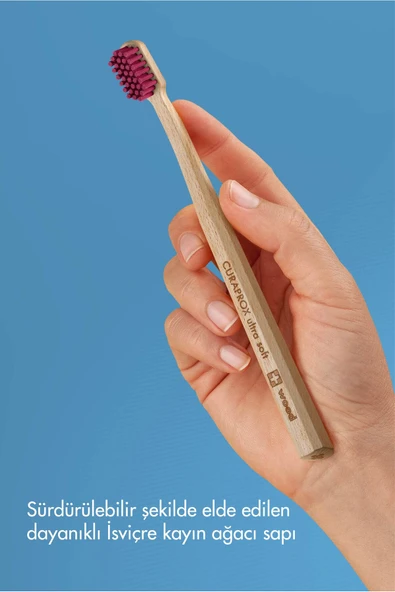 CURAPROX WOOD ULTRA SOFT AHSAP - Resim 7