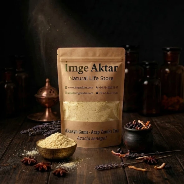 Akasya Gamı - Arap Zamkı Toz 100g ürün görseli 1