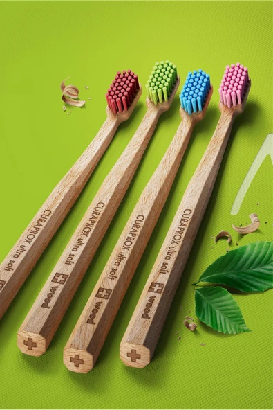 CURAPROX WOOD ULTRA SOFT AHSAP - Resim 3