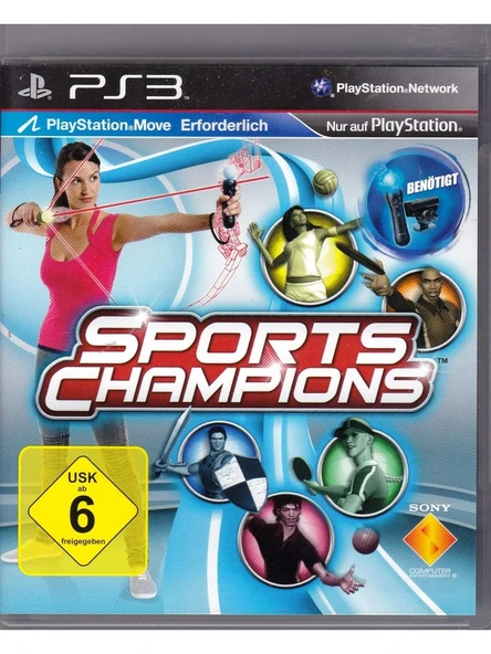 Sports Champions Move Erforderlich Ps3 Oyun CD Tehşir ürün görseli 1