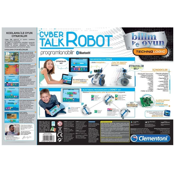 64447 Cyber Talk Robot - Robotik Laboratuvarı +8 yaş - Resim 3