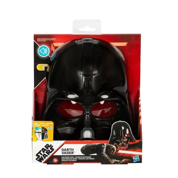 F9498 Star Wars Darth Vader Elektronik Maske - Resim 6