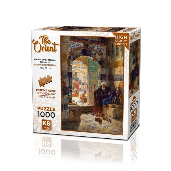 20755 PUZZLE 1000 WARDEN OF THE MOSQUE DAMASCUS ürün görseli 1