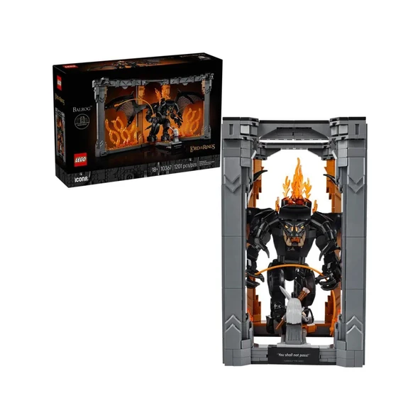 10367 Lego icons - Yüzüklerin Efendisi: Balrog™ Kitaplık Dekoru 1201 parça +18 yaş ürün görseli 1