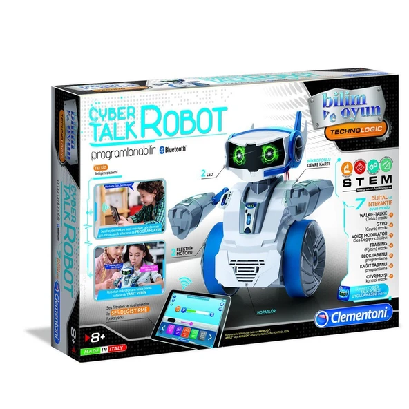 64447 Cyber Talk Robot - Robotik Laboratuvarı +8 yaş ürün görseli 1
