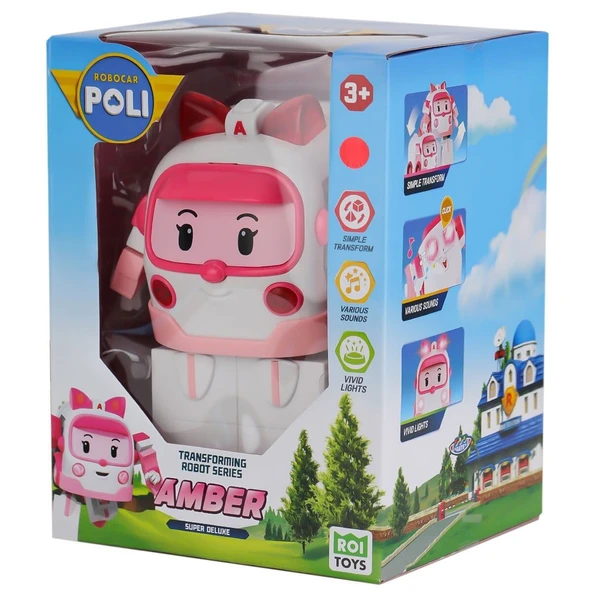 POLI MRT-687 ROBOCAR POLİ BÜYÜK TRANSFORMİNG ROBOT AMBER SESLİ VE IŞIKLI ürün görseli 1