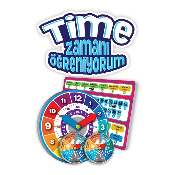 ZO234 KS, Time - Zamanı Öğreniyorum / +3 yaş - Resim 2