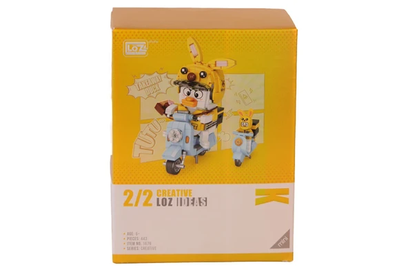 LZ-1676 LOZ KURYE ÖRDEK 443 PARÇA BLOCK OYUNCAK ürün görseli 1