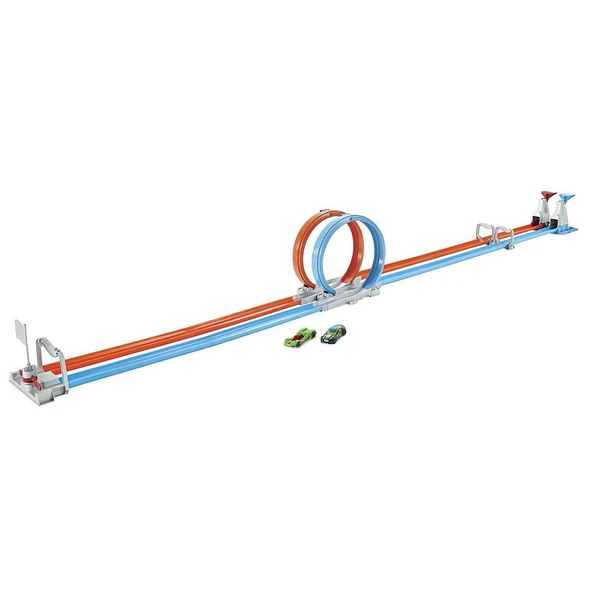 GFH85 Hot Wheels Çift Çemberde Depar Pist Seti - Resim 2