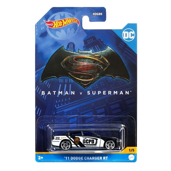 HDG89 Hot Wheels Batman Temalı Arabalar - Resim 4