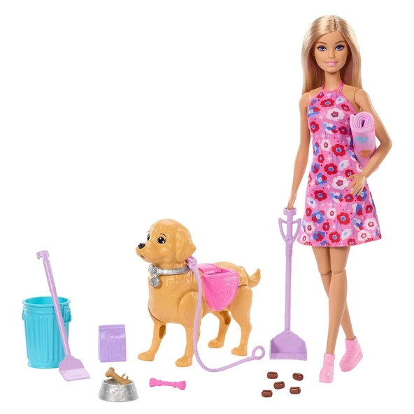 JJB46 Barbie ve Köpekçiğin Yürüyüş Zamanı ürün görseli 1
