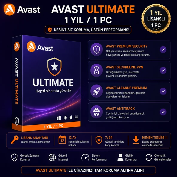 Avast Ultimate 1 Yıl / 1 Pc - Resim 2