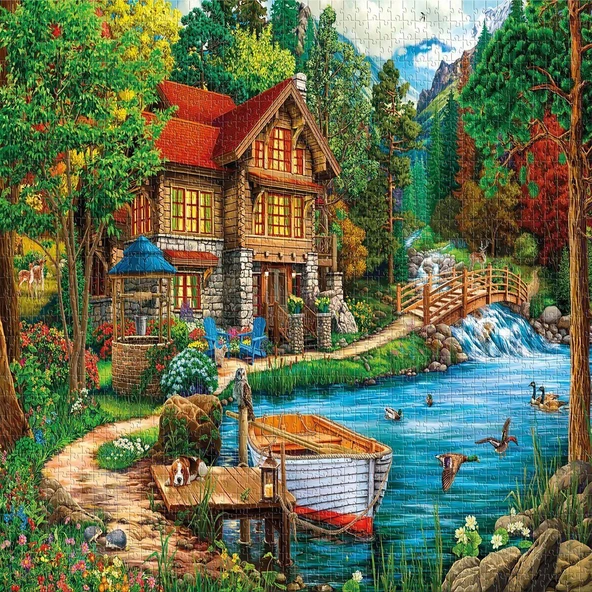 22041 PUZZLE 1500 Weekend Retreat - Resim 2