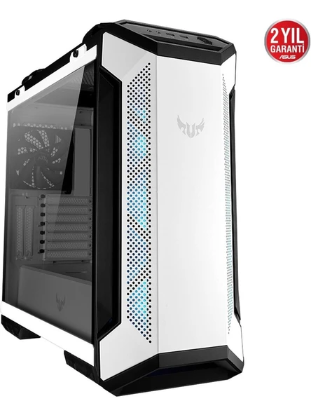 Asus TUF Gaming GT501 RGB Fanlı Beyaz E-ATX Oyuncu Kasası ürün görseli 1