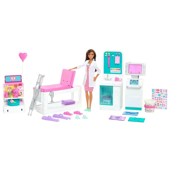 GTN61 Barbie'nin Klinik Oyun Seti - Resim 2